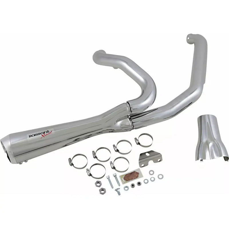 Bassani Road Rage Short 2-into-1 Exhaust System for Harley