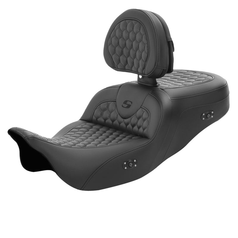 Saddlemen Roadsofa Honeycomb Seat for Harley