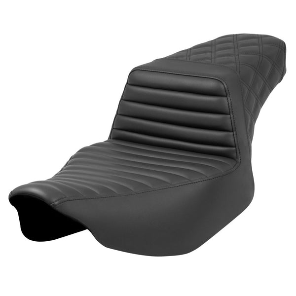 Saddlemen Step-Up Extended Reach Tuck-n-Roll / Lattice Stitch for Harley