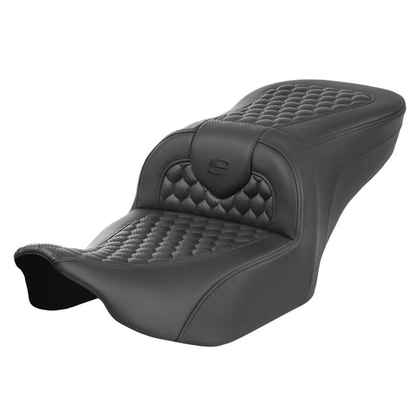 Saddlemen Roadsofa Extended Reach Honeycomb Seat for Harley