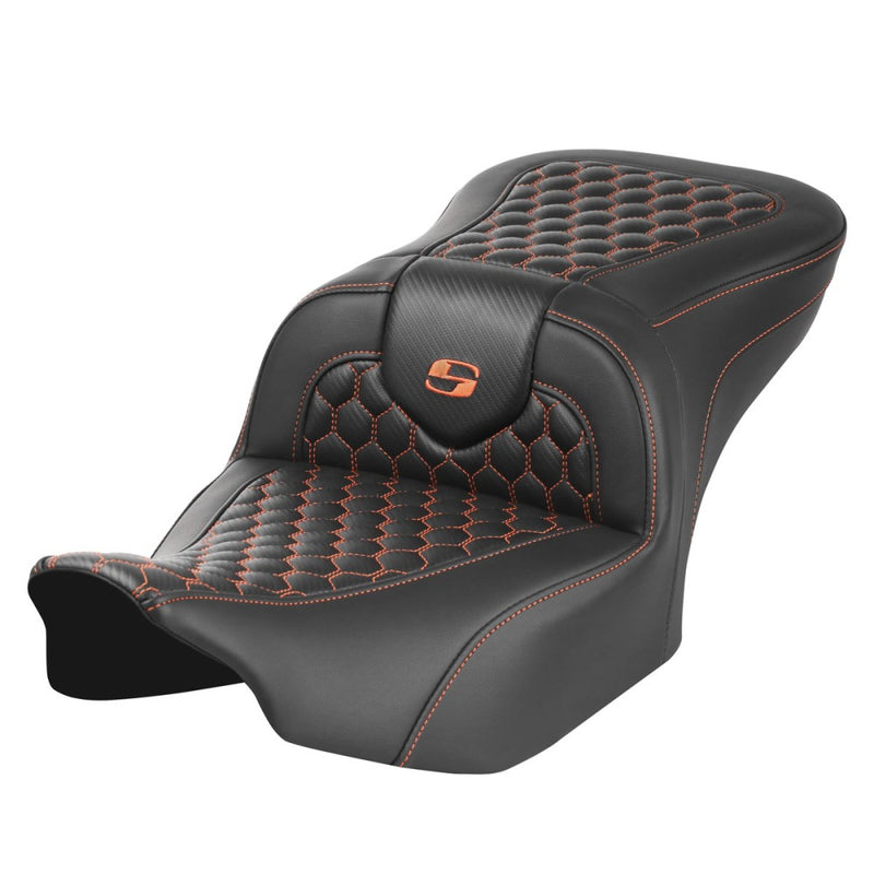 Saddlemen Roadsofa Honeycomb Seat for Harley