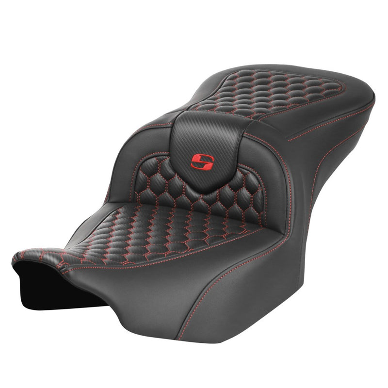 Saddlemen Roadsofa Honeycomb Seat for Harley