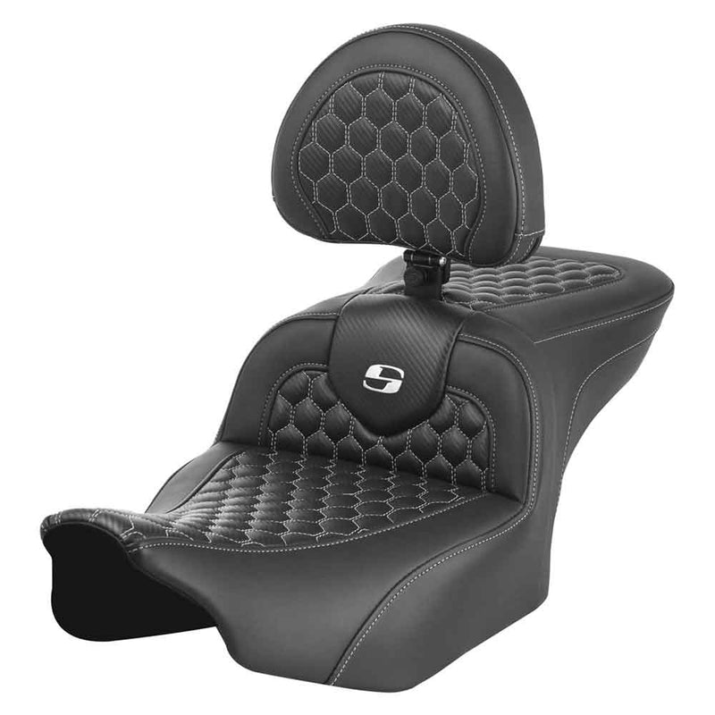 Saddlemen Roadsofa Honeycomb Seat for Harley