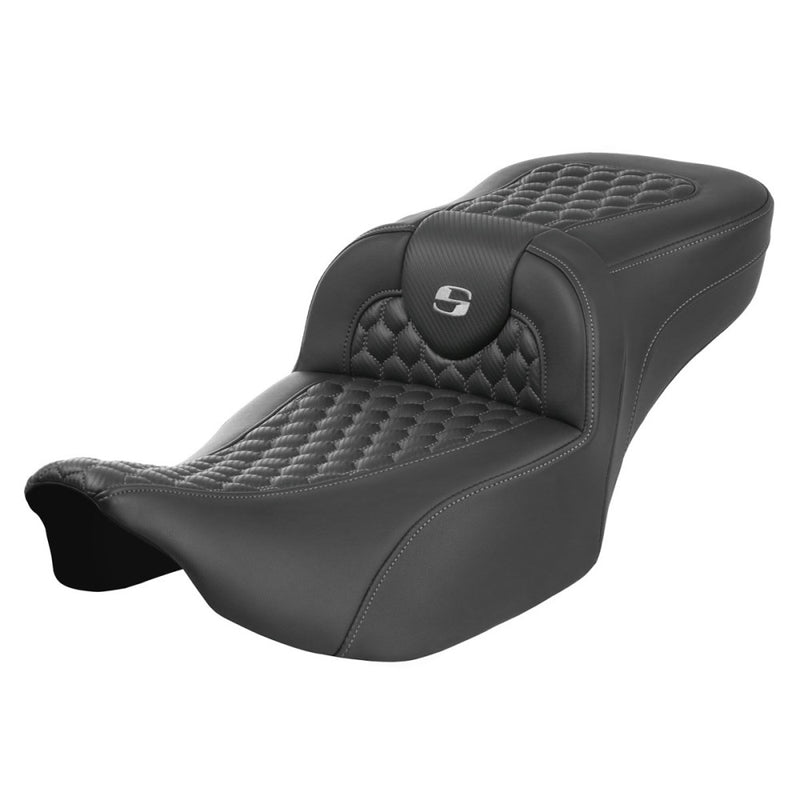 Saddlemen Roadsofa Extended Reach Honeycomb Seat for Harley
