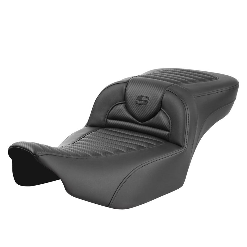 Saddlemen Roadsofa Extended Reach Tuck-n-Roll Seat for Harley