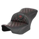 Saddlemen Roadsofa Lattice Stitch Seat for Harley