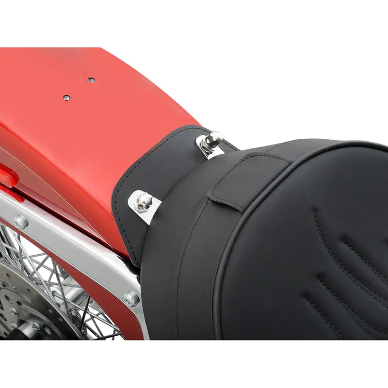 Drag Specialties Backrest Receptible Solo Seat for Harley
