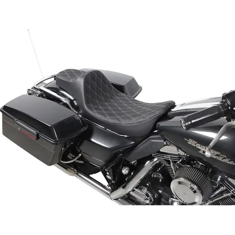Drag Specialties Predator III Extended Reach Seat for Harley