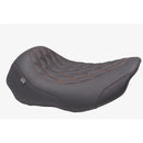 Mustang Wide Tripper Solo Seat for Harley
