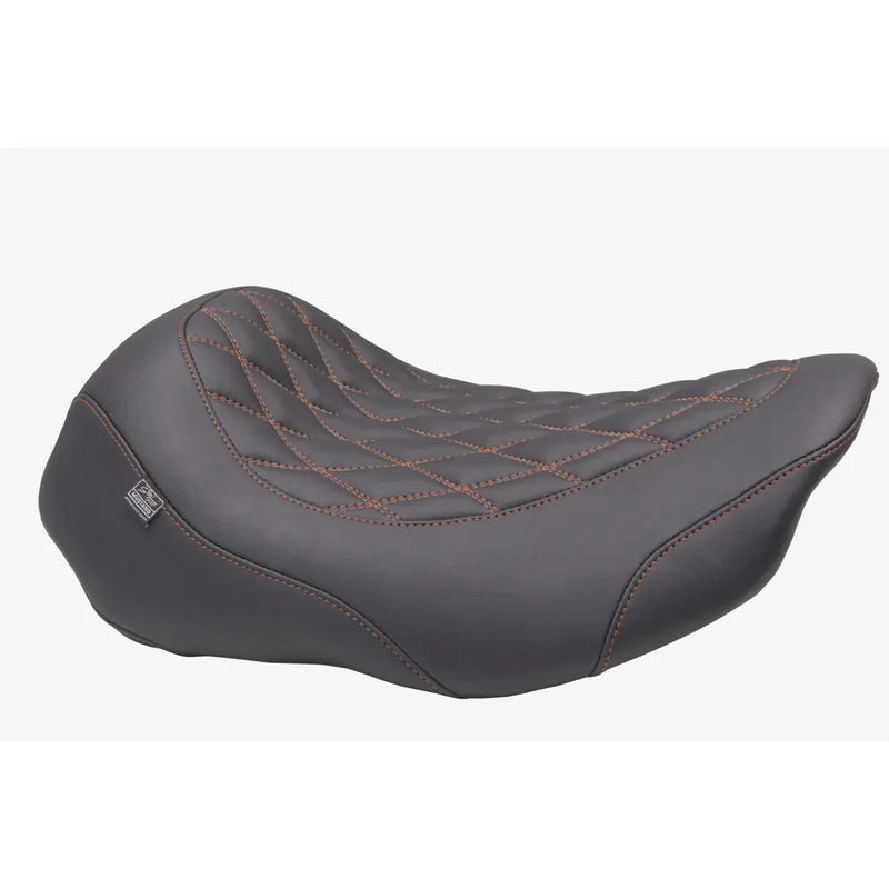 Mustang Wide Tripper Solo Seat for Harley