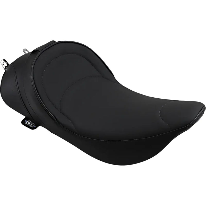 Drag Specialties Backrest Receptible Solo Seat for Harley