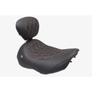 Mustang Wide Tripper Solo Seat for Harley