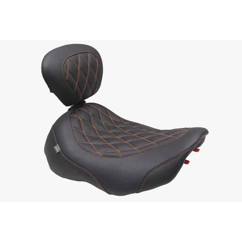 Mustang Wide Tripper Solo Seat for Harley