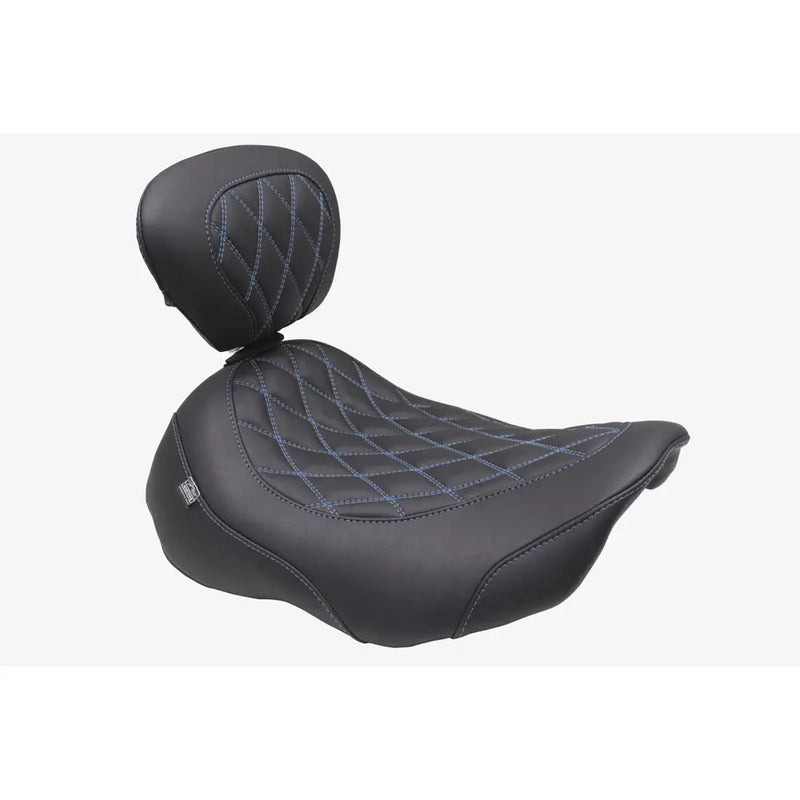Mustang Wide Tripper Solo Seat for Harley