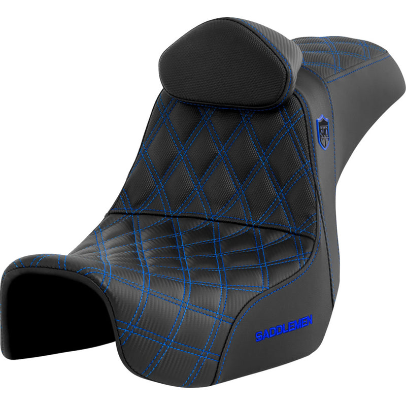 Saddlemen Pro SDC Performance Gripper Lattice Stitch Seat for Harley