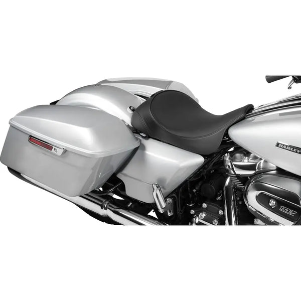 Drag Specialties Backrest Receptible Solo Seat for Harley