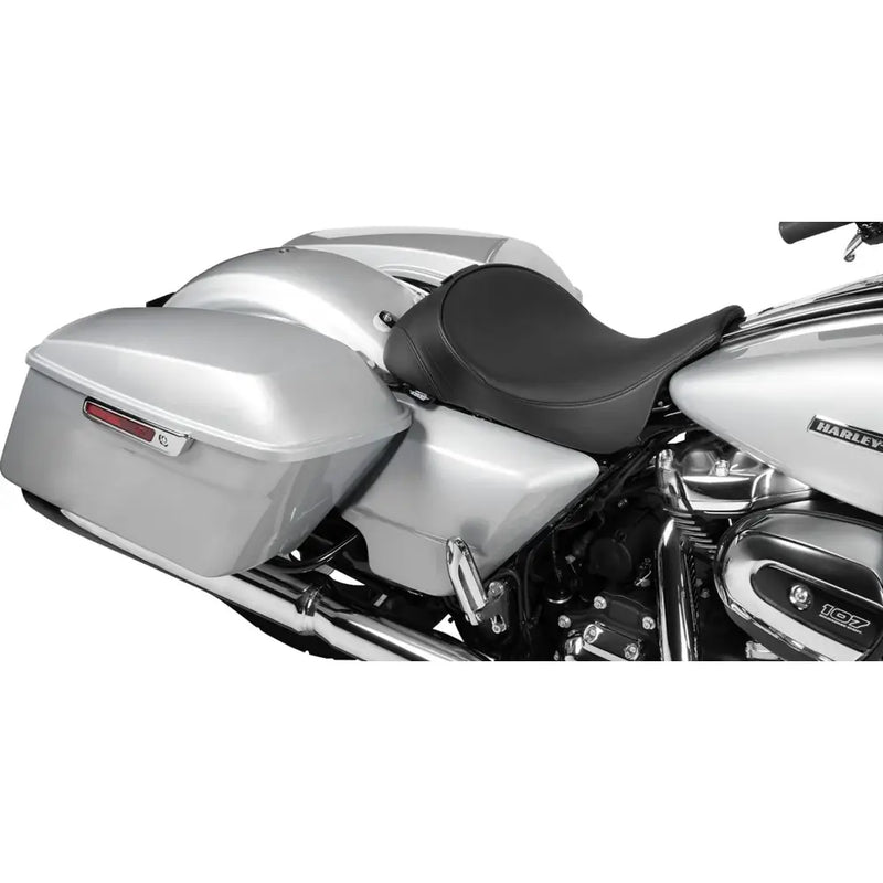 Drag Specialties Backrest Receptible Solo Seat for Harley