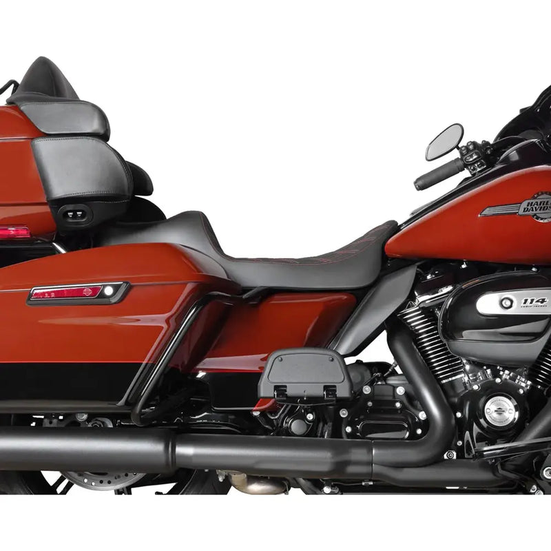 Drag Specialties Predator III 2-Up Extended Reach Seat for Harley