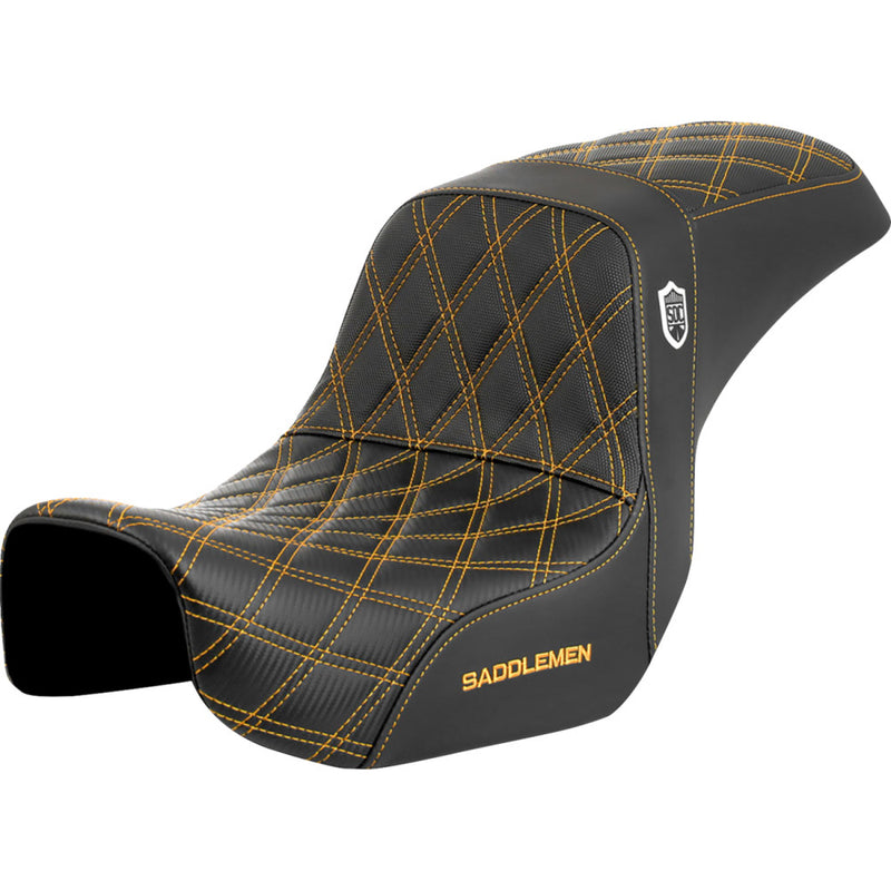 Saddlemen Pro SDC Performance Gripper Lattice Stitch Seat for Harley