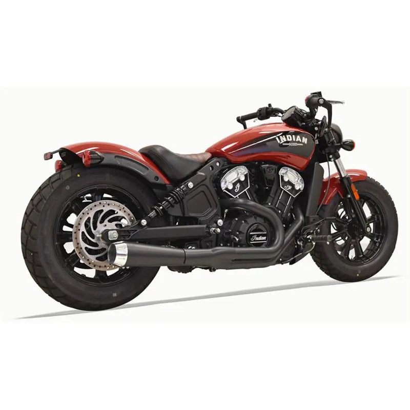 Bassani Road Rage Megaphone 2-into-1 Exhaust System for Indian