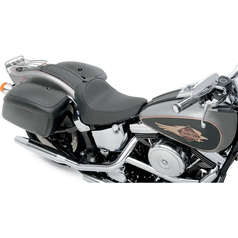 Drag Specialties Backrest Receptible Solo Seat for Harley