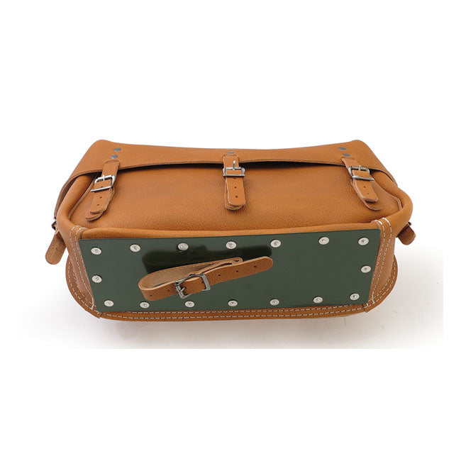 Samwel 1942 XA Leather Saddlebags for Harley