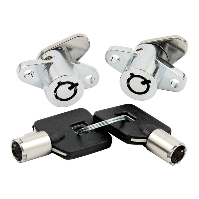 MCS Hard Saddlebag Lock Set for Harley