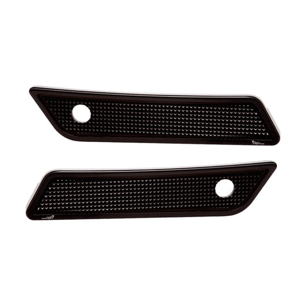 Vity's Design Diamond Saddlebag Latch Covers for Harley