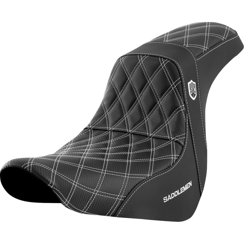 Saddlemen Pro SDC Performance Gripper Lattice Stitch Seat for Harley