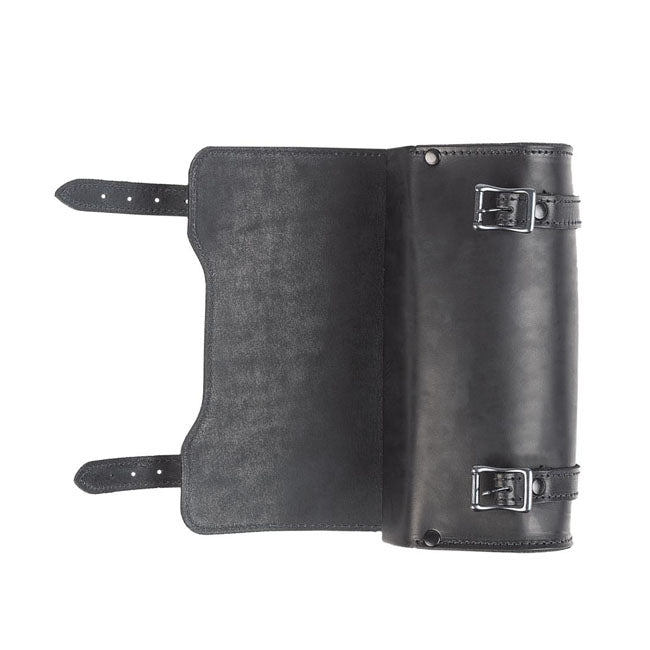 Ledrie Square Leather Motorcycle Tool Bag