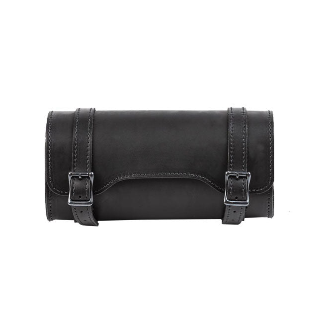 Ledrie Square Leather Motorcycle Tool Bag