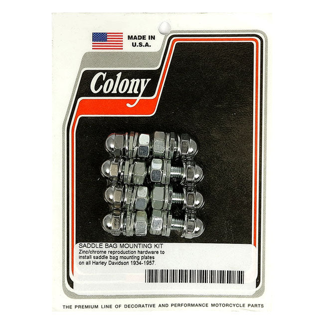 Colony Half Moon Saddlebag Mount Bolt Kit for Harley