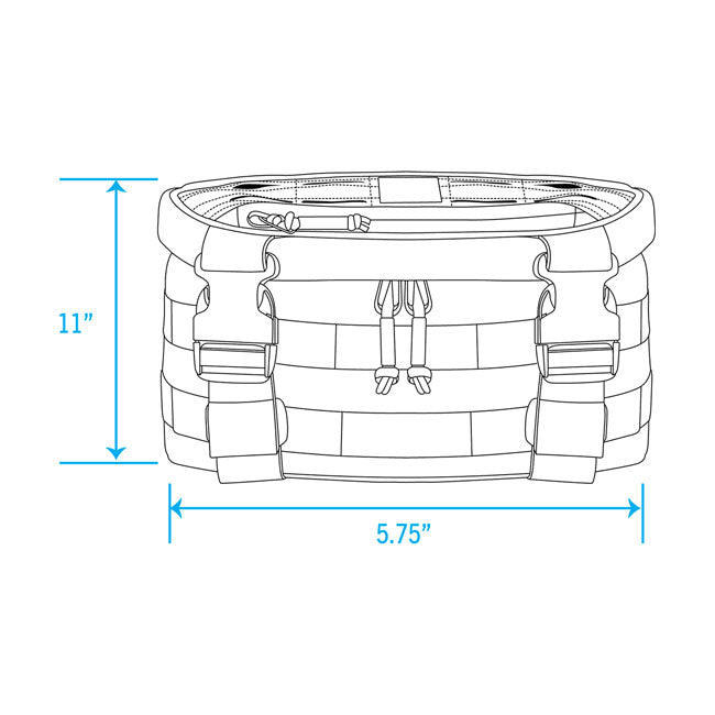 Biltwell EXFIL-7 2.0 Motorcycle Handlebar Bag