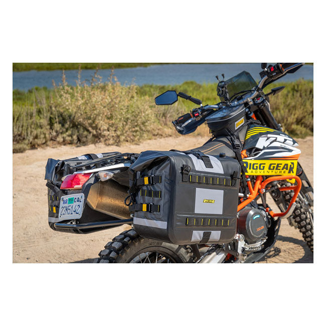 Nelson Rigg Hurricane 56L Waterproof Motorcycle Saddlebag Set