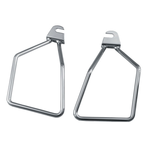 MCS Easy On/Off Chrome Saddlebag Support Kit for Harley