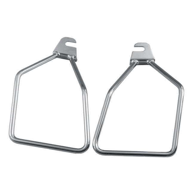 MCS Easy On/Off Chrome Saddlebag Support Kit for Harley