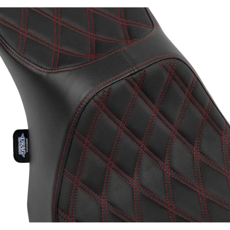 Drag Specialties Predator III 2-Up Seat for Harley