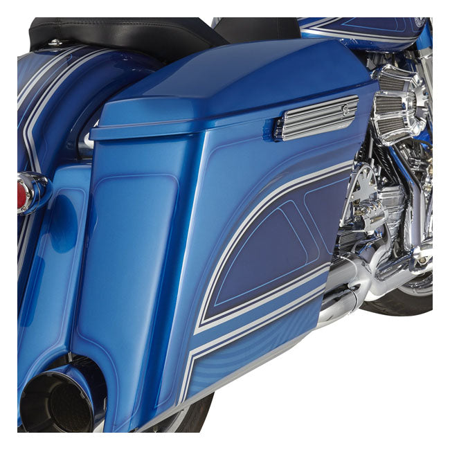 Arlen Ness 10 Gauge Saddlebag Latch Covers for Harley