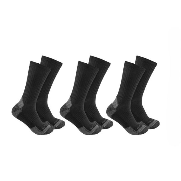 Carhartt Cotton Blend Crew Socks 3-pack
