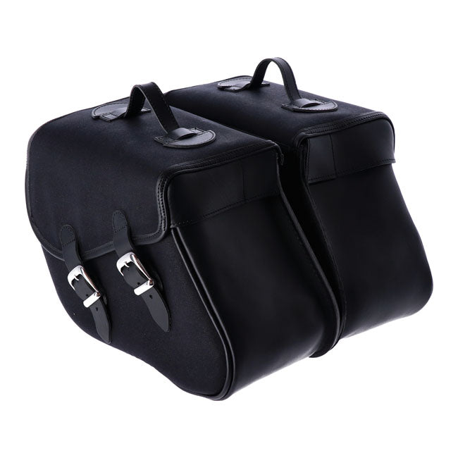Longride Heritage 23L Click-On Motorcycle Saddlebag Set