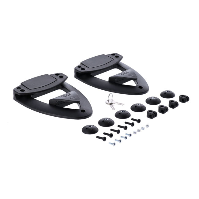 Longride Heritage 23L Click-On Motorcycle Saddlebag Set