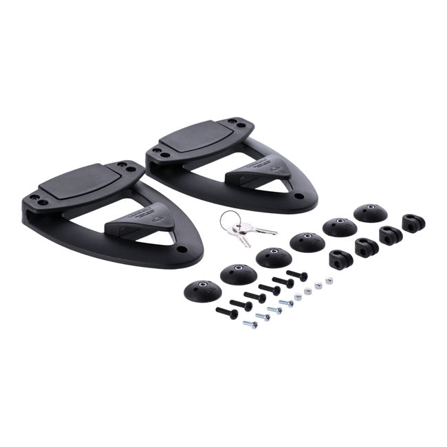 Longride Heritage 23L Click-On Motorcycle Saddlebag Set