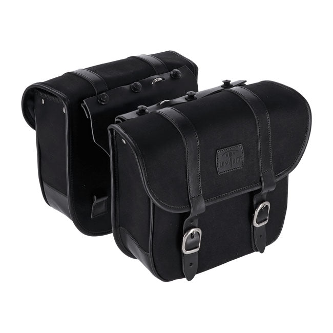 Longride Pannier Universal 18L Throw-Over Motorcycle Saddlebag Set