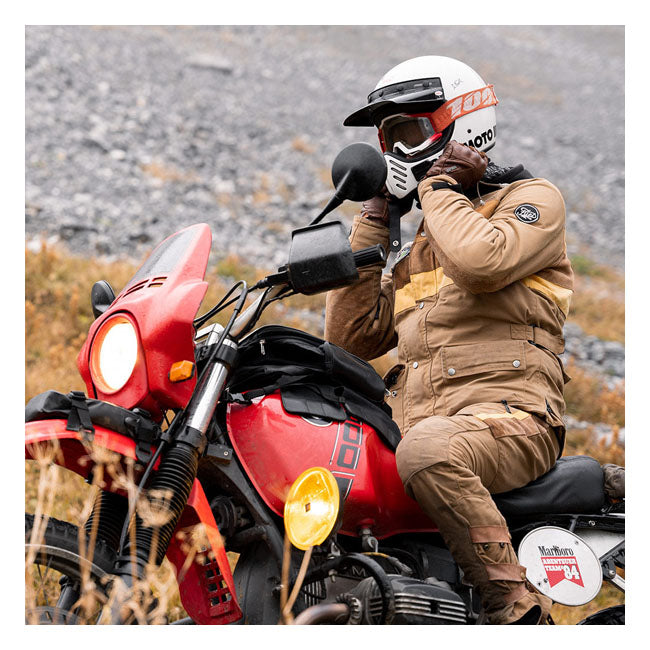 Longride Heritage Waxed Motorcycle Tank Bag