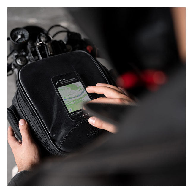 Longride Heritage Waxed Motorcycle Tank Bag