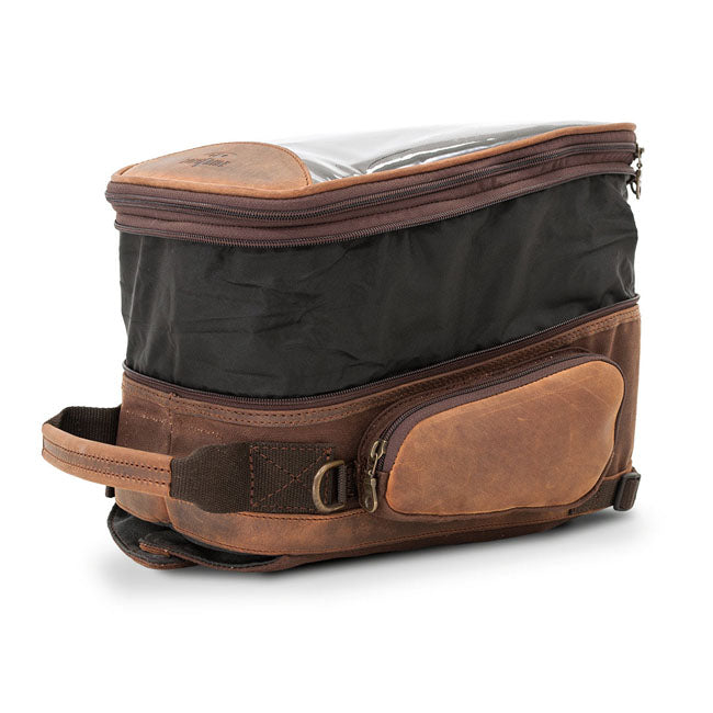 Longride Heritage Waxed Motorcycle Tank Bag