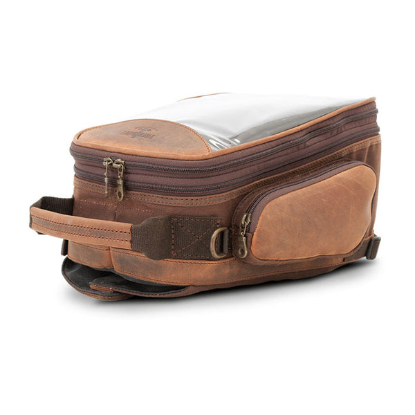 Longride Heritage Waxed Motorcycle Tank Bag