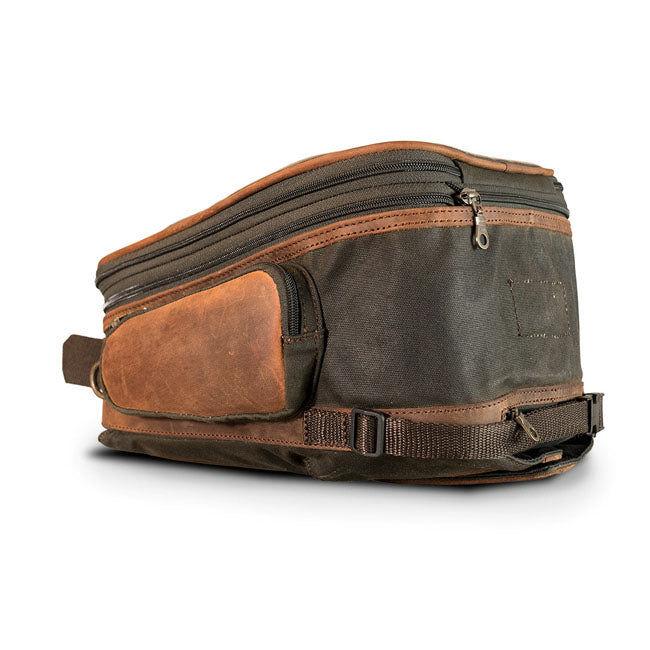 Longride Heritage Waxed Motorcycle Tank Bag