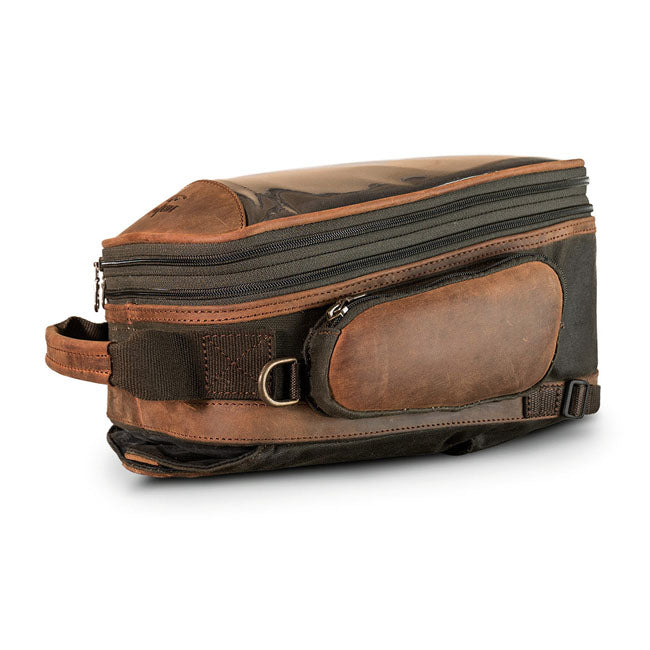 Longride Heritage Waxed Motorcycle Tank Bag