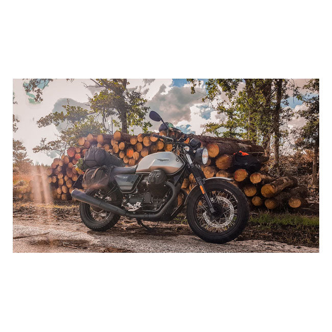Longride Mini Patriot Roll Top 12L Universal Motorcycle Saddlebag